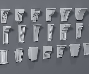 Corbels Collection -1 - 25 pieces