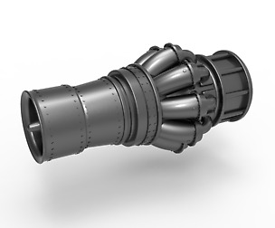 Jet engine key fob