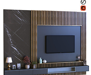 tv wall set 012