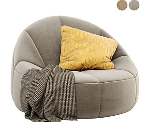 Bean bag pumpkin armchair