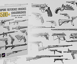 3500+ WEAPONE REFERENCE BRUSHES [CHETBRUSHES]