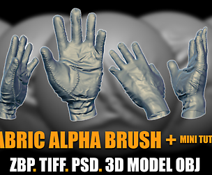 35 fabric alpha brush