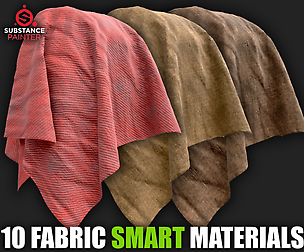 10 Fabric Smart Materials (Substance Painter)