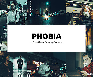 20 Phobia Lightroom Presets and LUTs