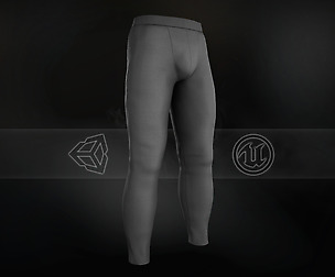 Gray Skinny Medieval Pants