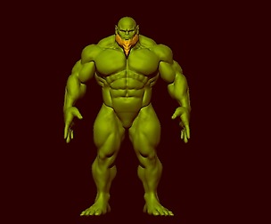 3d goro Low-poly 3D model