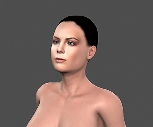 Beautiful Woman -Rigged 3d character