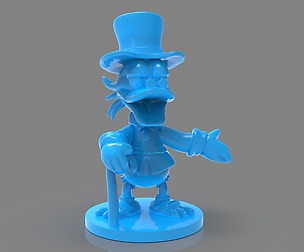 Scrooge McDuck Sculture + ZBrush Timelapse