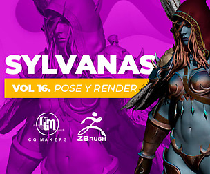 Sylvanas Vol 16: Anatomía Femenina: Pose y render