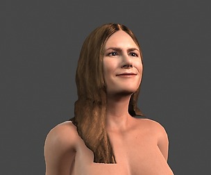 Beautiful Woman_14 Rigged 3d character