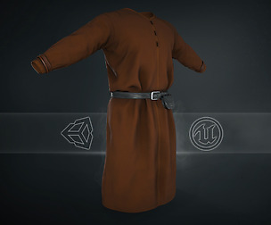 Brown Medieval Top