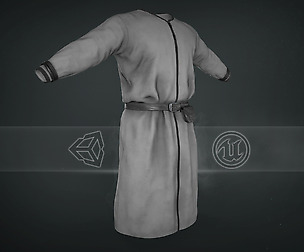 Gray Medieval Top