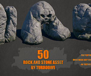 50 Rock and Stone Asset by Turboowl