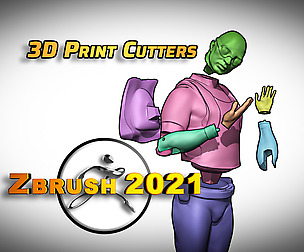 3D Print Cutters Zbrush 2021