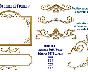 Ornament Frames, skirting boards & Floral