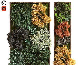 vertical plant set 038