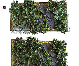 green wall set 041