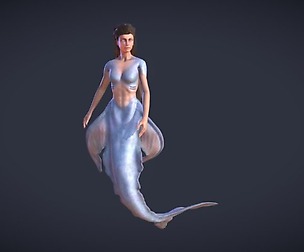 Rigged Mermaid