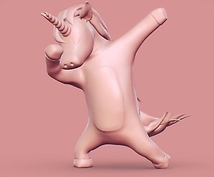 Kawaii Unicorn 3d Printable