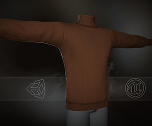 Brown Winter Turtleneck