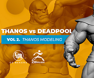 Vol. 2 Thanos Vs Dpool En: 3D Thanos