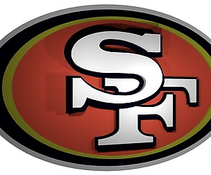 San Francisco 49ers team logo SF