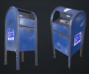 Mailbox - Low Poly