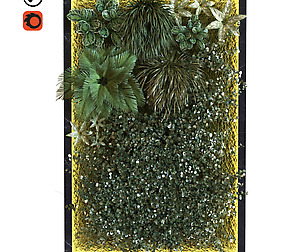 green wall set 042