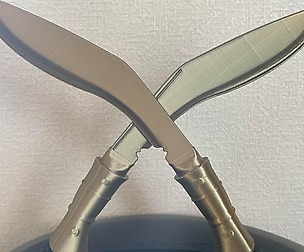 3d Printable Kukri (Khukuri) : Gurkha Weapon