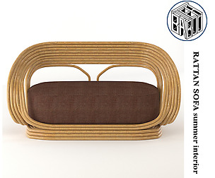 RATTAN SOFA summer  interior