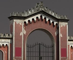 Gate Wall Low Poly 3d Model