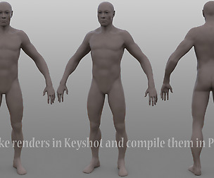 Keyshot Render and Compilation in Photoshop