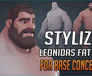 STYLIZED Leonidas Fat Body for base ConceptART