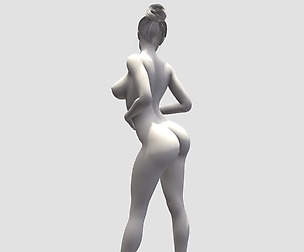 Woman figure 3d printable
