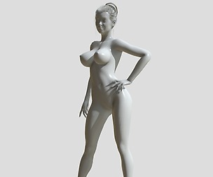 Woman figure 3d printable