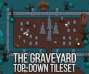 The Graveyard - Top Down Tileset