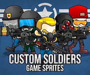 Custom Soldiers - Game Sprites
