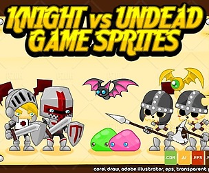 Knight vs Undead - Game Sprites