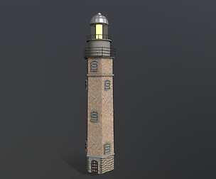 Lighthouse on the island