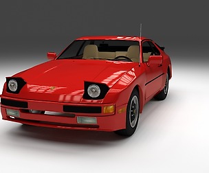 Early Porsche 944 with interior