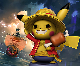 Pikachu Luffy Cosplay