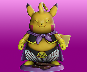 Pikachu Cosplay Majin Boo
