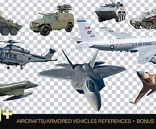 Military Aircraft And Armored Vehicles