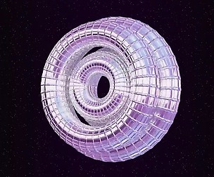 Looped Rings - Abstract Animation
