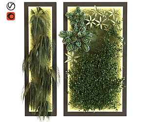 green wall set 045