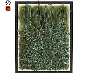 green wall set 047