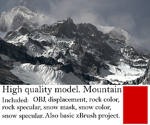 High quality quality detaled mountain