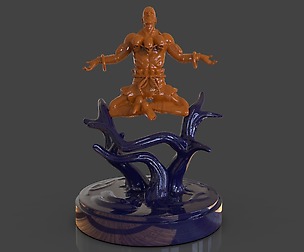 Dhalsim Yoga Power Sculpture