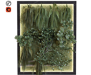green wall set 048