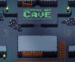 Pixel Art Cave